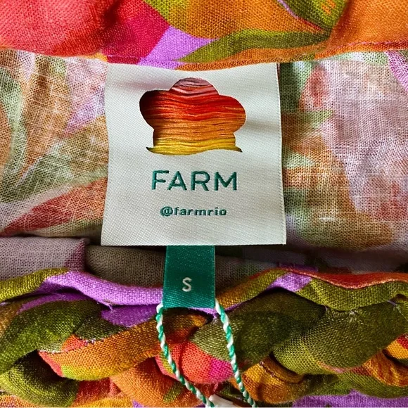 NWT Farm Rio Mango Macaw Shorts - Picture 4 of 4